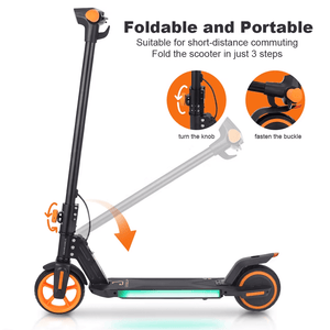 KUGOO A2 Children's Electric Scooter RGB LED Electronic Brake System KUGOO Kugoo Ride
