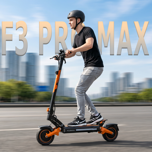 KUGOO F3 PRO MAX Electric Scooter 1100W Double Motor Power KUGOO Kugoo Ride
