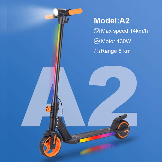 KUGOO A2 Children's Electric Scooter RGB LED Electronic Brake System KUGOO Kugoo Ride