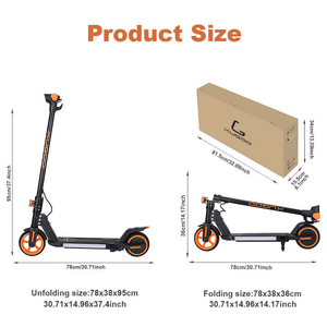 KUGOO A2 Children's Electric Scooter RGB LED Electronic Brake System KUGOO Kugoo Ride