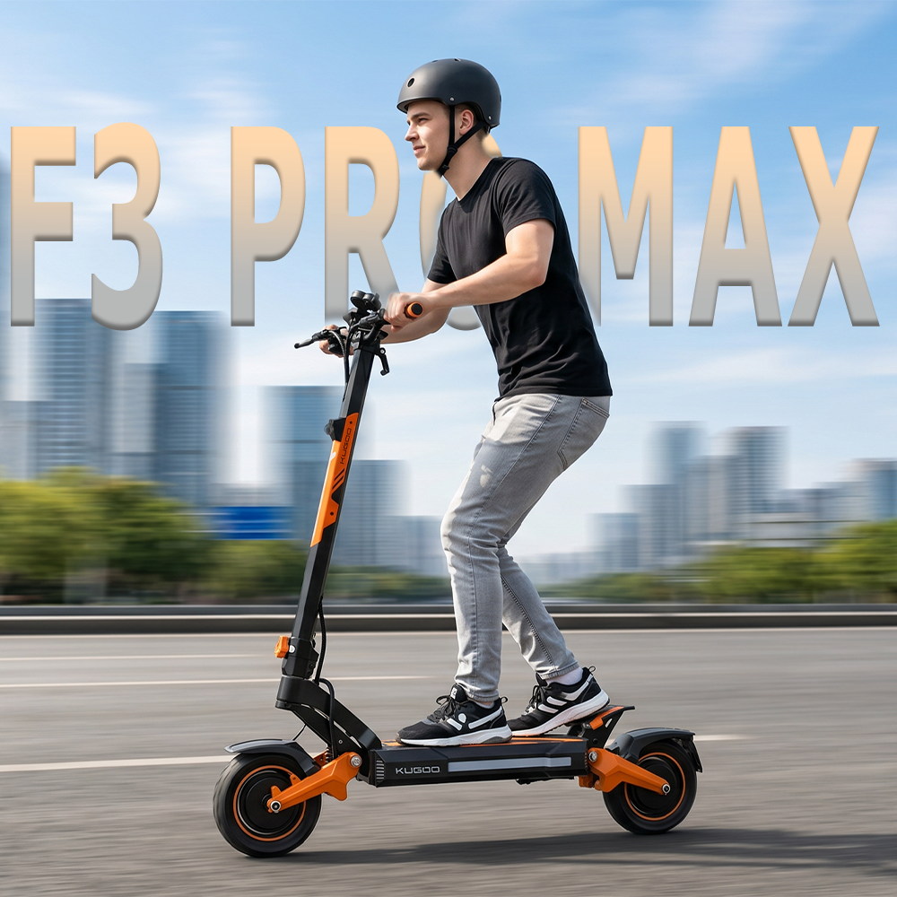 KUGOO F3 PRO MAX Electric Scooter 1100W Double Motor Power KUGOO Kugoo Ride