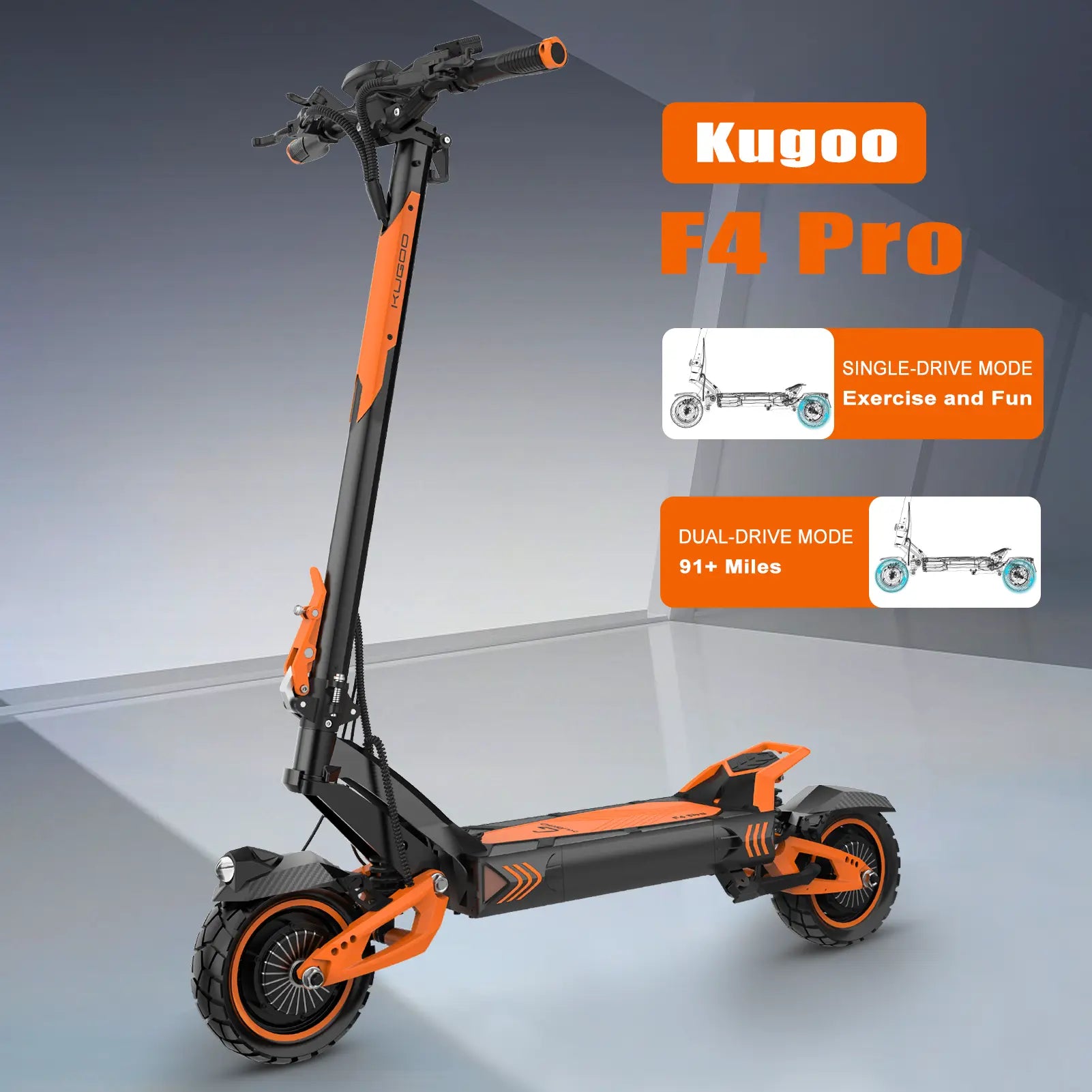 KUGOO F4 Pro Electric Scooter KUGOO Kugoo Ride