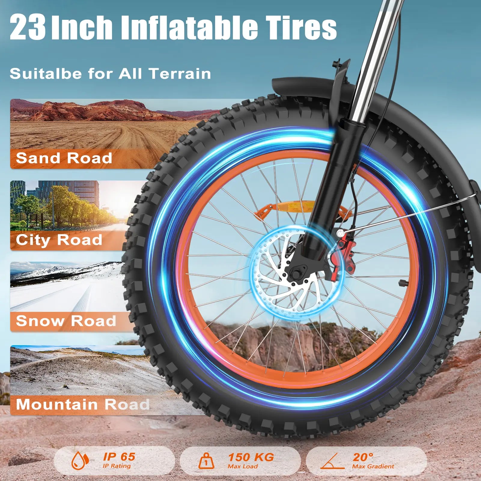 KUGOO V6 Electric Bike KUGOO Kugoo Ride